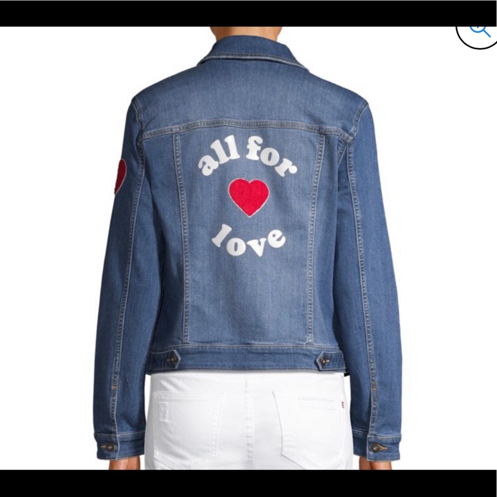 EV1 All For Love Denim Jacket Women's Size Medium